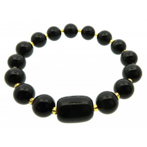 10mm Obsidian Gemstone Power Bracelet